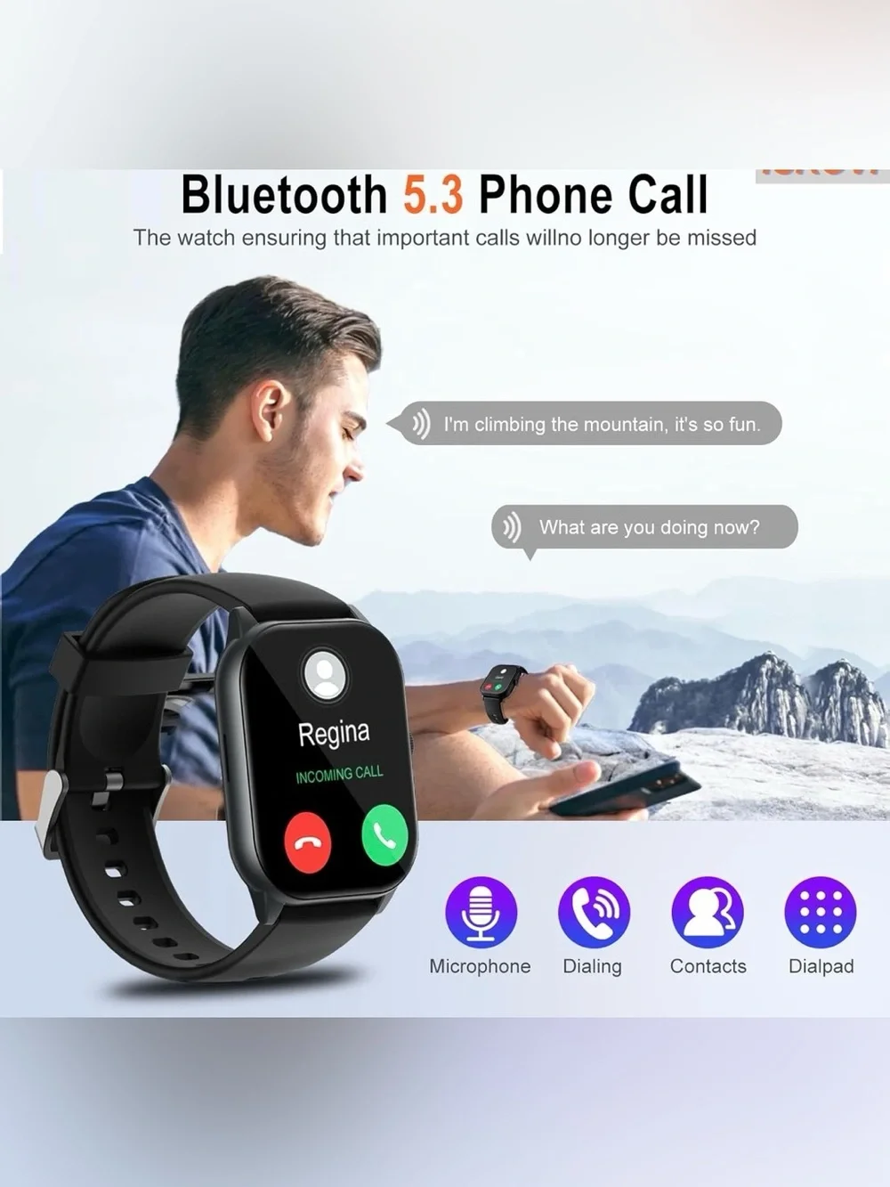 New set of 2 smart Watches Men and Women. firm price